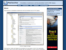 Tablet Screenshot of phpclassview.cuab.de